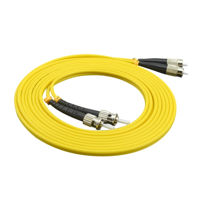 Ponticello in fibra ottica monomodale dual-core FC-ST, lunghezza: 3 m, Dual-Core Single Mode Ponticello in fibra ottica monomodale dual-core FC-ST, lunghezza: 3 m, Dual-Core Single Mode